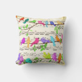 Colorful Musical Birds Sierkussen Spring Joy (Voorkant)