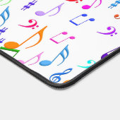 Colorful Musical Notes Bureaumat (Hoek)