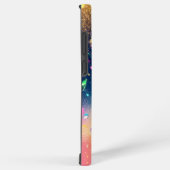 Colorful Musical Notes Sparkle Phone Case Samsung Galaxy Hoesje (Rechterkant)