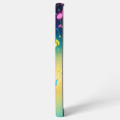 Colorful Musical Notes Sparkle Phone Case Samsung Galaxy Hoesje (Linkerkant)