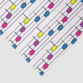 Colorful Musical Notes Tissuepapier (Detail)