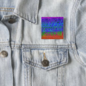Colorful Musical Symbols Pin Vierkante Button 5,1 Cm (In situ)