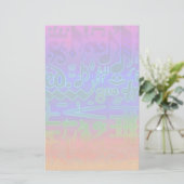 Colorful Musical Symbols Stationery Briefpapier (Staand voorkant)