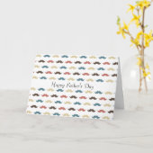 Colorful Mustaches Kaart (Gele Bloem)