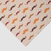 Colorful Mustaches Tissuepapier (Detail)