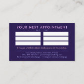 Colorful Nail Art Mandala - Benoeming Visitekaartje (Achterkant)