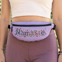 Colorful Namaste Butterflies Art - Lavender Purple Heuptasje