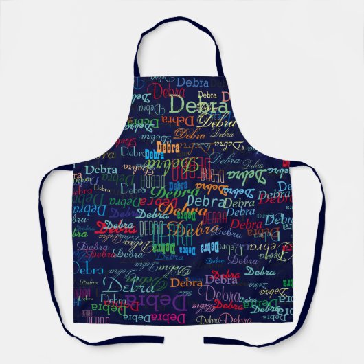 Colorful Name Patroon Schort (Voorkant)