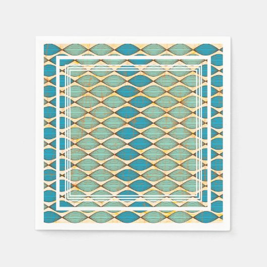 Colorful Napkin met Afrikaanse structuur Servet (Voorkant)