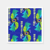 Colorful Napkin met Afrikaanse structuur Servet (Voorkant)