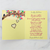 Colorful Nature Heart Mother's Day Kaart (Binnen)