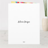 Colorful Nature Heart Mother's Day Kaart (Achterkant)