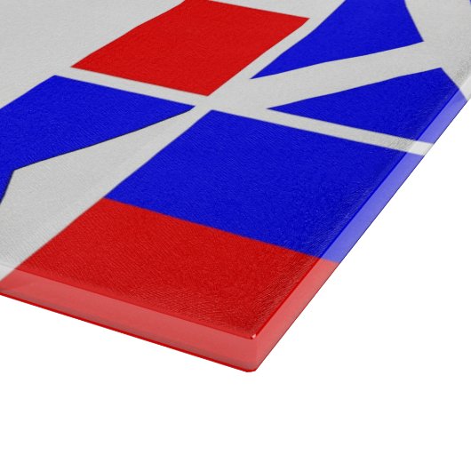 Colorful Nautical Signal Flagpatroon Snijplank (Hoek)