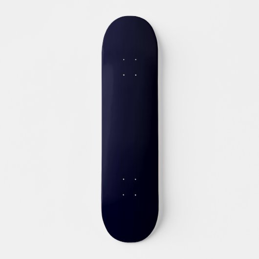 Colorful Navy Blue Waterverf Skateboard (Voorkant)