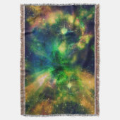 Colorful Nebula and Stars Blanket Deken (Voorkant Verticaal)