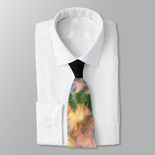 Colorful Nebula and Stars Stropdas (Gebonden)