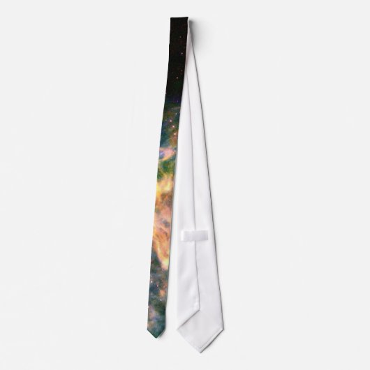 Colorful Nebula and Stars Stropdas (Achterkant)