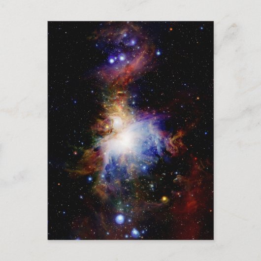Colorful Nebula Briefkaart (Voorkant)