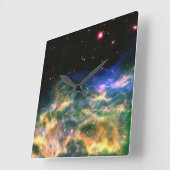 Colorful Nebula Wall klok (Hoek)