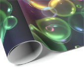 Colorful Neon Bubbles Cadeaupapier (Rol Hoek)