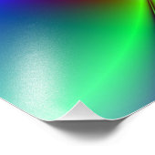 Colorful Neon Daisy Foto afdrukken (Hoek)