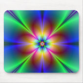 Colorful Neon Daisy Muismat (Voorkant)