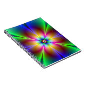 Colorful Neon Daisy Notitieboek (Rechterzijde)