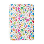 Colorful Neon Drug Patroon Badmat (Voorkant Verticaal)