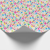 Colorful Neon Drug Patroon Cadeaupapier (Hoek)