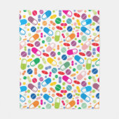 Colorful Neon Drug Patroon Fleece Deken (Voorkant)