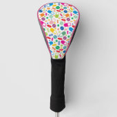 Colorful Neon Drug Patroon Golfheadcover (Voorkant)