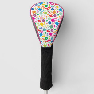 Colorful Neon Drug Patroon Golfheadcover