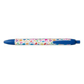 Colorful Neon Drug Patroon Zwarte Inkt Pen (Achterkant)