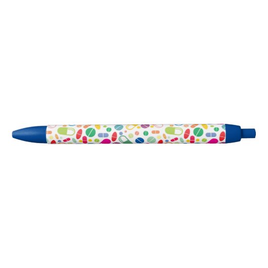 Colorful Neon Drug Patroon Zwarte Inkt Pen (Voorkant)