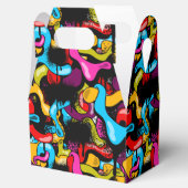 Colorful Neon Graffiti Hip Hop Street Art Bedankdoosjes (Geopend)