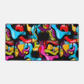 Colorful Neon Graffiti Hip Hop Street Art Bureaumat (Voorkant)