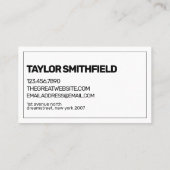 Colorful Neon Holographic Visitekaartje (Achterkant)