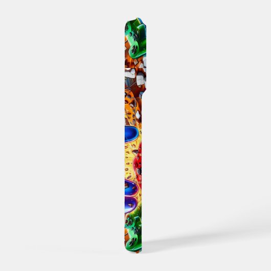 Colorful Neon Joysticks Pattern iPhone Hoesje (Rechterkant)
