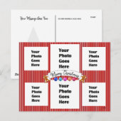 Colorful Neon kerstBriefkaart HAMbWG Briefkaart (Voorkant / Achterkant)