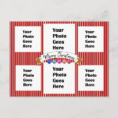 Colorful Neon kerstBriefkaart HAMbWG Briefkaart (Voorkant)