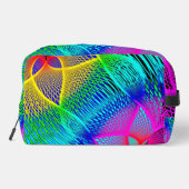 Colorful Neon Lights Toilettasje (Achterkant)
