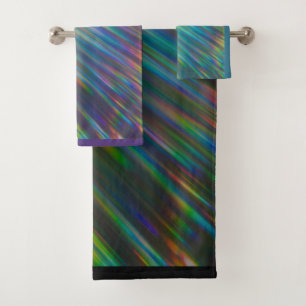 Colorful Neon Metallic Bath Towel Set Bad Handdoek