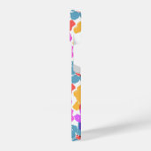 Colorful Neon Modern Flower Pattern iPhone Hoesje (Linkerkant)