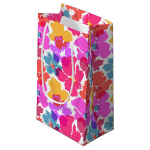 Colorful Neon Modern Flower Pattern Klein Cadeauzakje