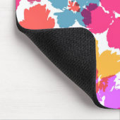 Colorful Neon Modern Flower Pattern Muismat (Hoek)