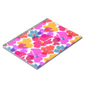 Colorful Neon Modern Flower Pattern Notitieboek (Linkerzijde)