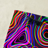 Colorful Neon Rainbow Abstract Strandlaken (In situ)