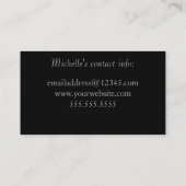 Colorful Neon Rainbow Modern Visitekaartje (Achterkant)