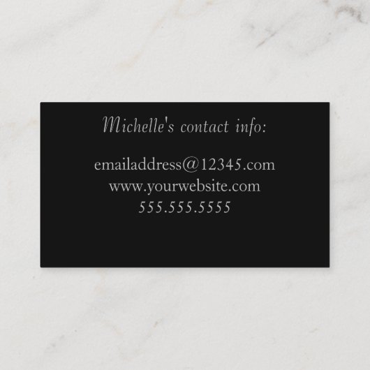 Colorful Neon Rainbow Modern Visitekaartje (Achterkant)