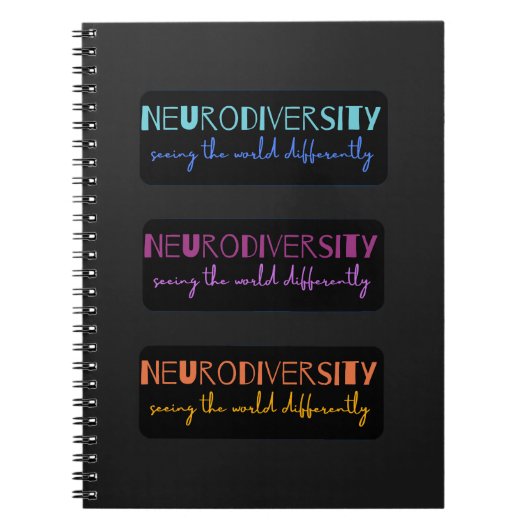 Colorful Neurodiversity Notitieboek (Voorkant)